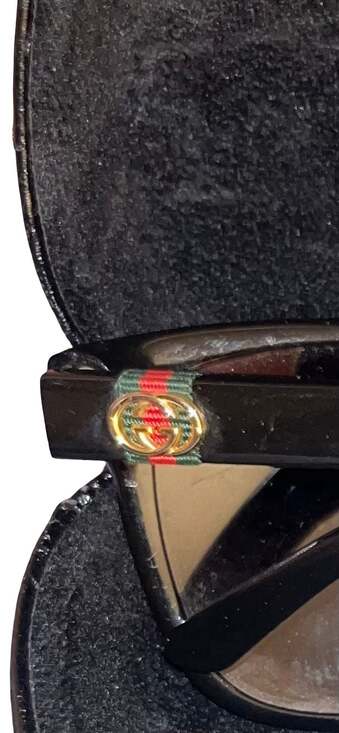 Gucci GG 3645/S Web Stripe Interlocking G Black Sunglasses 56-15 135 main image 12